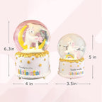 Unicorn Snow Globe for Kids, Musical Snowball with Colorful Lights Automatic Snowfall, for Girl Boy Christmas Birthday Ideal Choice, 3.5x5inch Music Box
