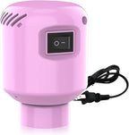 Electric Air Pump for Vacuum Storage Bags, Portable Travel Vacuum Pump Compressing Clothing Vacuum Seal Pump for Various Vacuum Seal Bags Pink(Storage Bag Not Included)
