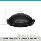 BOSU Sport Balance Trainer, Travel Size Allows for Easy Transportation and Storage, 50cm,