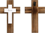 OKSQW Wall & Table Wooden Cross with Love Sign Christians Spiritual Religious Cross Gifts With Hook On Hanging Wall Or Table For Church Home Room Decoration For Christmas