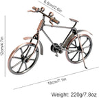 Bicycle Decor Unique Metal Bicycle Home Office Bike Decoration Art Ornaments Figurines Bike Red Copper Bike Decor Iron Decorative Bicycle Classic Bike Sculpture for Children Toys Gifts