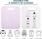 Cabilock 6-Pack Clothes Folding Boards for T-Shirts and Dress Shirts - Lightweight Space-Saving Organizer for Home Closets Drawers and Travel - Plastic Garment Folder 12X10 Inches