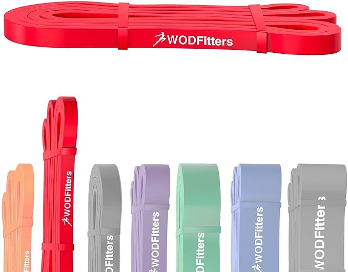 WODFitters Pro Series Pull-Up Assistance Bands – Premium Resistance Loop Bands for Assisted Pull Ups, Muscle Ups, Strength Training & Mobility – Durable Bands for Functional Fitness