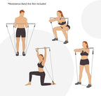 2pcs Silver Portable Restore Spreader Bar, Exercise Guide Pilates Sports Aid Training Fitness Gear, Home Yoga Gym Kit with Fur Flocking Storage Bag