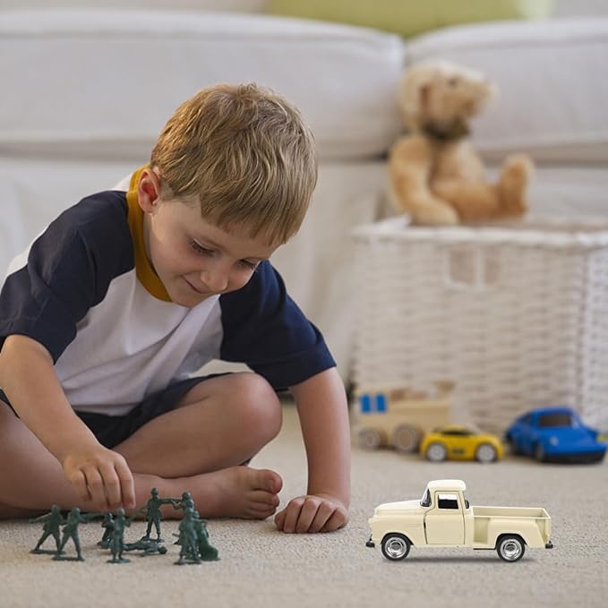 TOYANDONA Small Pickup Truck Model Miniature Car Figurine Kids Toy Gift 4.92In Off-Road Truck for Home Decor Birthday Party Favors Display