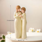 Sister Gifts for Women, Best Friend Sisters Birthday Gift, Unique Resin Sister Figurines Gifts for Sisters from Sister, Mother and Daughter or Friendships