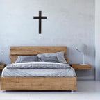 BESPORTBLE 2pcs Wooden Cross Wall Decor for Home, Weddings, Parties, Christian Religious Meditation, Spiritual Wall Cross for Churches and Prayer Rooms, Black