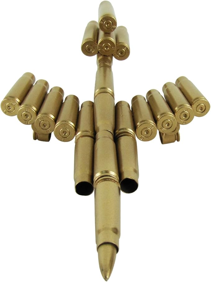 TG,LLC Treasure Gurus Gun Bullet Shell Casings Shaped Rare Model Air Force Jet Airplane Military Gift