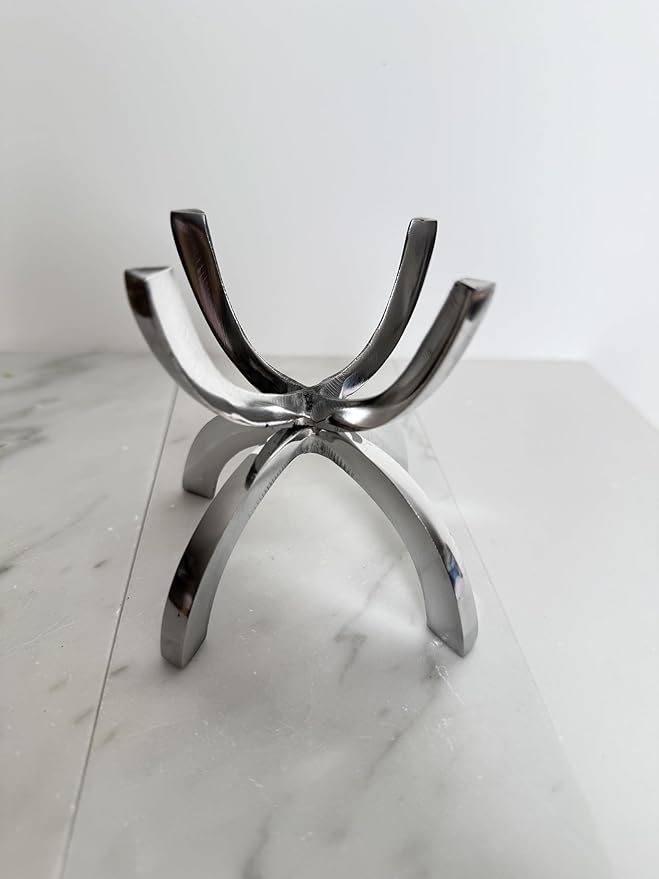 My Shelfie - Modern Crystal Display Stand (Silver - XL)
