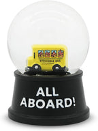 Funny Novelty Snow Globe – Quirky Mini Desk Gift for Office, Home, or Holiday – Unique Collectible Gag Gift for Friends and Coworkers - Struggle Bus