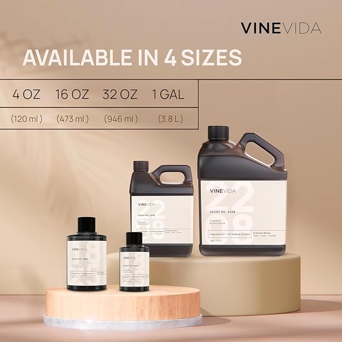 VINEVIDA (128oz) Hotel Fragrance Diffuser Oil - 5 Star Hotel Scents for Diffusers for Home - Cold Air Diffuser Oil - Hotel Scent Essential Oil - Nobu Hotel Las Vegas