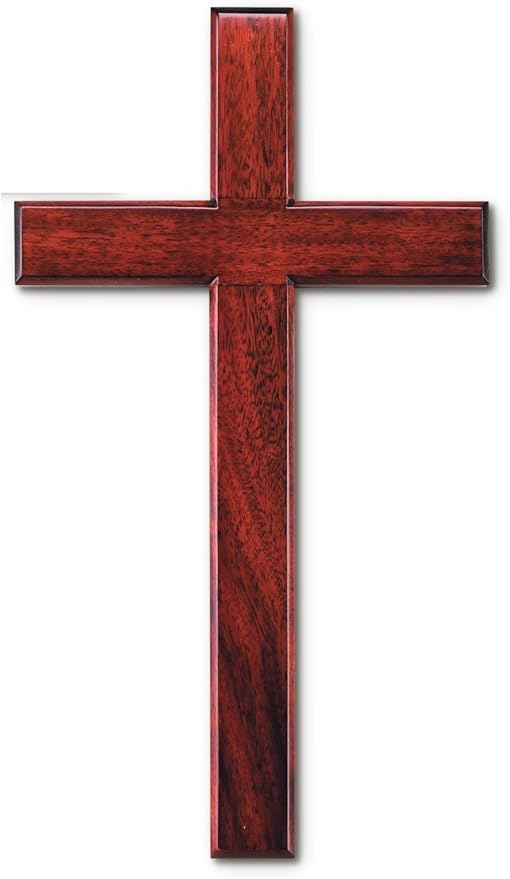 24 WALL CROSS MAHOGANY