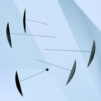 Tango Black Hanging Mobile - 40 Inches - Steel and Plastic - Handmade in Denmark by Flensted
