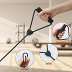 ONIPAX 1 Pair Stepper Resistance Bands with Handles & Connecting Strap – Workout & Exercise Bands for Strength Training, Muscle Toning, Home Gym Fitness Equipment