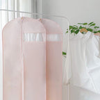 Pink Dress Bags for Gowns Long, 65'' Long Dress Clear Garment Bag(Set of 2, 23.3'' X 65'')