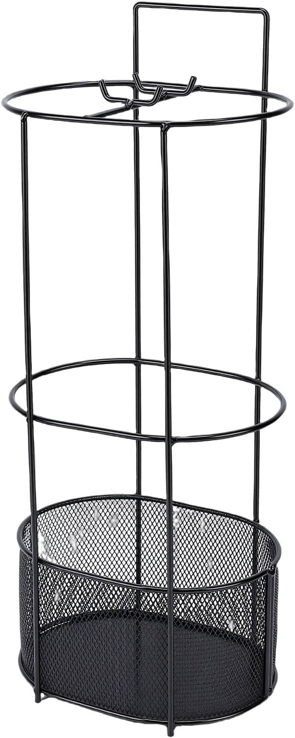 Sorandy Umbrella Stand, Iron Structure Holder, Hollow Mesh Design Stand with Water Drainage, Ideal for Home, Office, Hallway & School