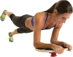 GoFit Black Adjustable Wobble Board, 15" (GF-RWBBA)