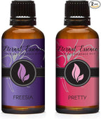 Eternal Essence Oils 2 Pack 30ml Premium Fragrance Oil - Freesia & Pretty - for Candle, Soap Making, Aromatherapy, Diffusers, Home Care, & Humidifiers