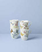 Lenox 897911 Butterfly Meadow Herbs Mugs, Set Of 4