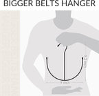 ZEDODIER Belt Hangers, Belt Rack Black Closet Accessories Organizers, Closet Organizer Hook Rack for Belt, Ties, Scarves, Camisoles, Hats, Bras, Shoes