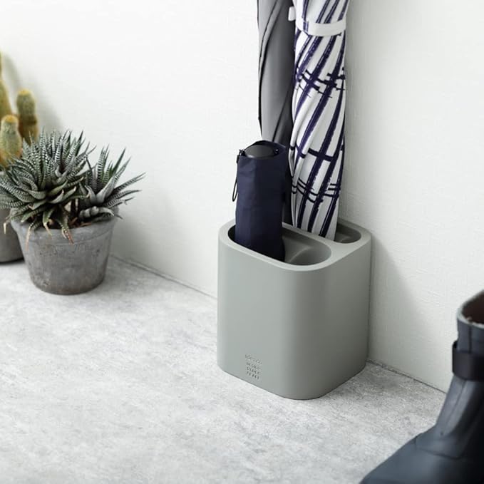 ideaco bicomini umbrella stand ash gray long folding umbrella