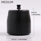 Ashtray with Lid for Cigarette, Stainless Steel Smokeless Odorless Windproof Ashtrays for Home Office Tabletop Outside Patio Outdoor Balcony(3.54"x3.0"x3.38")