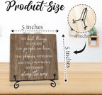 5” Motivational Wooden Sign With Metal Support - The Best Things In Life Are The People We Love - Rustic Farmhouse Decor For Kitchen Living Room Bedroom Desk Shelf Decor Inspirational Gifts For Family & Friends - A19