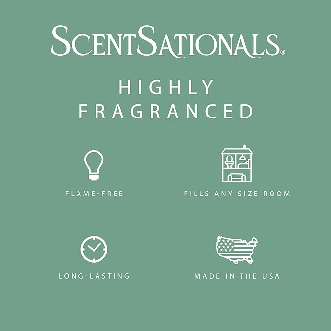 ScentSationals Vanilla Pine Scented Wax Melts - Balsam, Herbs & Vanilla, 10oz (24 Cubes)