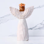 Kohehe Sympathy Gifts for Loss of Loved One, 5.12" Angel Sympathy Gift,Memorial Gift for Loss of Dad Mom Grandmother, Angel Figurine for Bereavement Remembrance Gifts (Sympathy-Figurine)