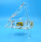Sooharic Piano Music Box Crystal Song Fur Elise, Clockwork Mechanical Piano Toy Piano Ornament Classical Romantic Valentine Gift (for Elise)