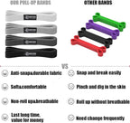 Long Resistance Bands for Working Out Women, Fabric Resistance Band, Stretch Bands for Exercise Bands Resistance Bands Set for Physical Therapy, Elastic Bands for Exercise, Ligas para Hacer Ejercicio