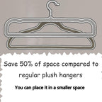 Velvet Pants Hangers with Non Slip Bar, 20 Pack Felt Slack/Trouser Hangers for Closet, Slim Space Saving Closet Perchas Terciopelo 360° Swivel Hook for Tank Top, Bra, Shorts, Jeans, Towel (Grey)