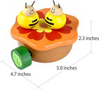 I'm Wooden Music Box Mechanism - Rock n Roll Dancing Bug on Flower Playing Minuet No.3 for Kids (Bee)