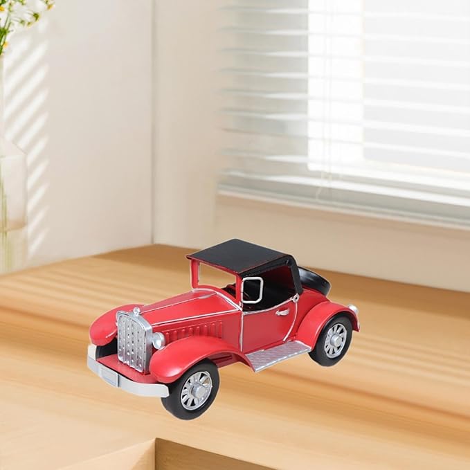 predolo Metal Car Models for Home Display and Decoration, Red Argent