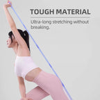 Resistance Bands for Working Out, Adjustable 7-Ring with Handles, Exercise Stretch Bands for Women&Men Fitness,Pilates,Yoga and Physical Therapy