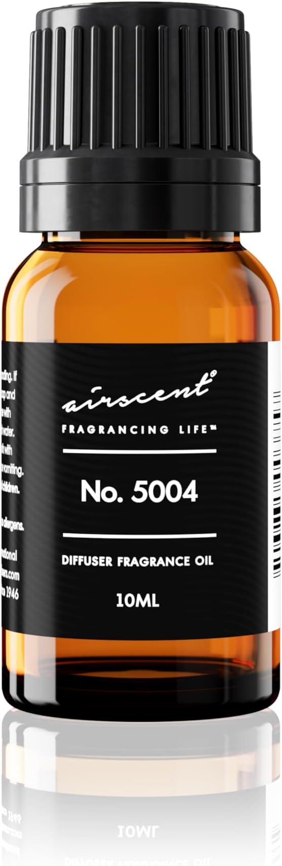AirScent Fierce-Inspired Diffuser Oil - No. 5004 A and F Perfume Dupe - Premium Fragrance Oil Blend for Ultrasonic and Waterless Diffusers and Crafting - 10 ml, 0.34 fl oz Glass Bottle with Dropper