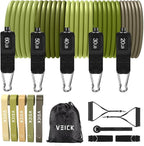 VEICK Resistance Bands, Exercise Bands, Workout Bands, Resistance Bands for Working Out with Handles for Men and Women, Exercising Bands for Fitness Weights Work Out at Home