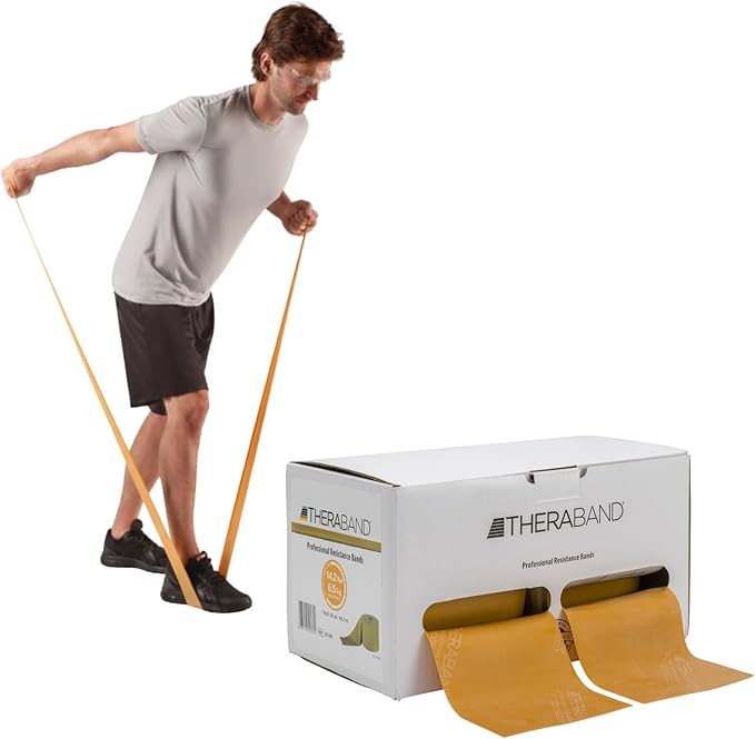 THERABAND Resistance Band, Special Heavy, 50-Yard Roll, Elastic Band for Exercise
