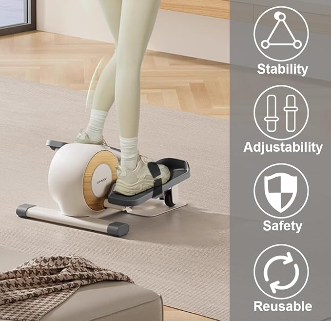 8 Pcs Ellipse Leg Exerciser Machine Pedal Straps, Suitable for Under Desk Elliptical Peddler Foot & Leg Pedal Exercixer for Seniors Fitness Home Sports Accessories
