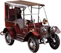 Vintage Iron Car Model Classic Vehicle Collectible Model Metal Retro Handicraft Art Vehicle Sculpture for Home Office Decor