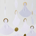 Angel Chorus (25 Angels) Hanging Mobile - 22 Inches - High Quality - Handmade in Denmark by Flensted