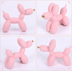 Creative Balloon Dog Sculpture Modern Home Decoration Trendy Animal Art Ornaments Collection Figurine Bedroom Living Room Office Desktop Resin Decors