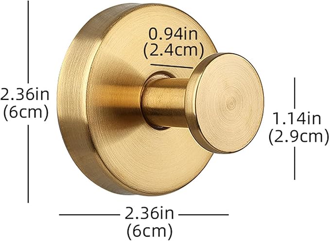 Gold Wreath-Hanger, Strong Stainless Steel Suction-Cup-Wreath-Hooks, 2 Pack Wreath-Door-Hanger Fall Halloween Christmas Decorations, Welcome Sign for Front Door Indoor Outdoor, Reusable Holder