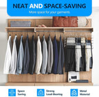 Pants Hangers 3 Pieces,5 Tier Closet Organizers and Storage Clothes Hanger,Hangers Space Saving with Swing Arm,Multiple Metal Hanger Clothes Organization for Pants Trousers Jeans Leggings Slacks