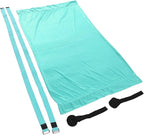 Premium Aerial Hammock Yoga Swing Kit Yoga Hammock Handstand Split Leg Stretchable Training Portable Elastic Aerial Hammock for Home Sky Blue(Light Blue)