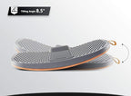 FEZIBO Standing Desk Mat with Anti Fatigue Bar, Wooden Wobble Balance Board with Ergonomic Design Comfort Floor Mat