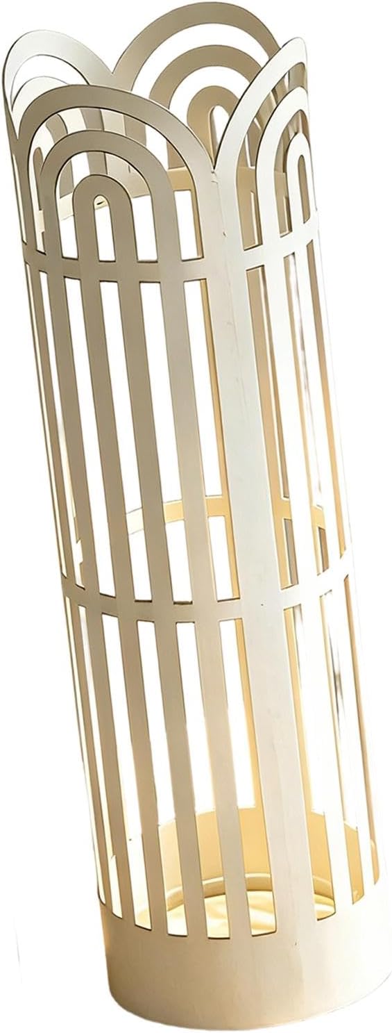 Fenteer Umbrella Holder Umbrella Stand Convenient Multifunction Round Portable Organizer Container Bucket for Home Indoor Hotel Entry