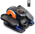Under Desk Elliptical Machine, 2-in-1 Electric Leg Exerciser for Seniors, Quiet & Compact Pedal Exerciser with Remote, 12 Speed Elliptical Exercise Machine for Home Office