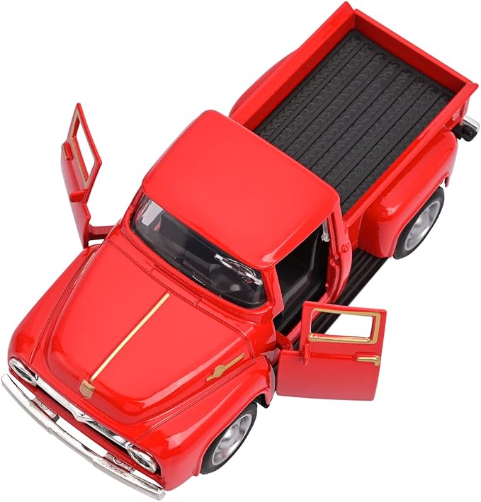 Vintage Truck Decor,Pickup Metal Vehicle for Farmhouse Mini Trucks Adornment Home/Table/Desk Xmas Ornaments Festivals Truck Valentine's Day Christmas Decorations