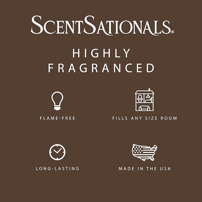 Scentsationals Feelin' Cozy Scented Wax Melts - Cashmere, Jasmine, & Vanilla Bourbon, 10oz (24 Cubes)